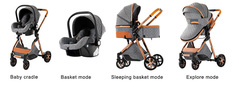 Multifunctional baby stroller using