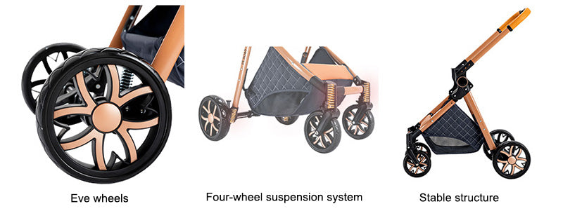 Eve wheels, Four-wheel independent suspension system, Stable structure