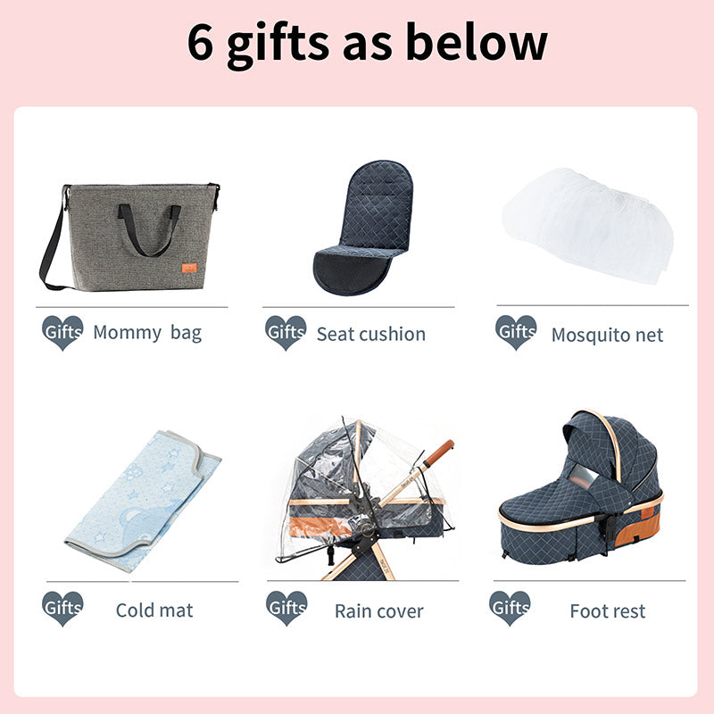 Six Gifts: Mummy bag, mattress, mosquito net, summer mat, Rain cover, foot cover