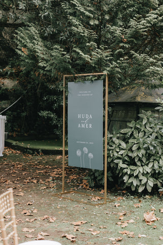 welcome sign and structure