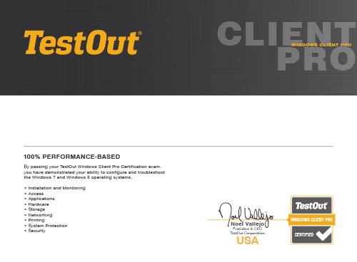 Client Pro Certificate
