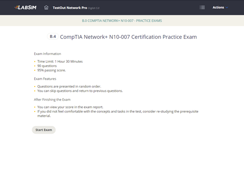 Network+ Practice Exam