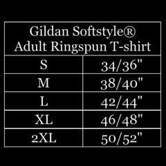 Gildan size chart