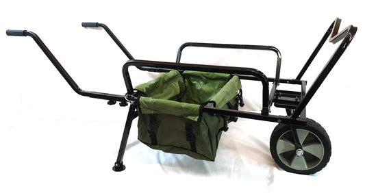 BISON 4 WHEEL FOLDING FISHING SEATBOX BEACH TROLLEY – Fishingmad