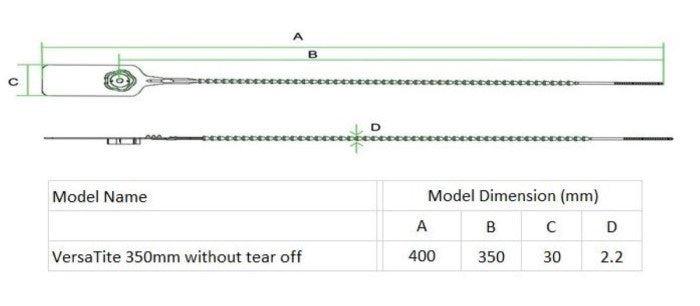 VersaTite Dimensions