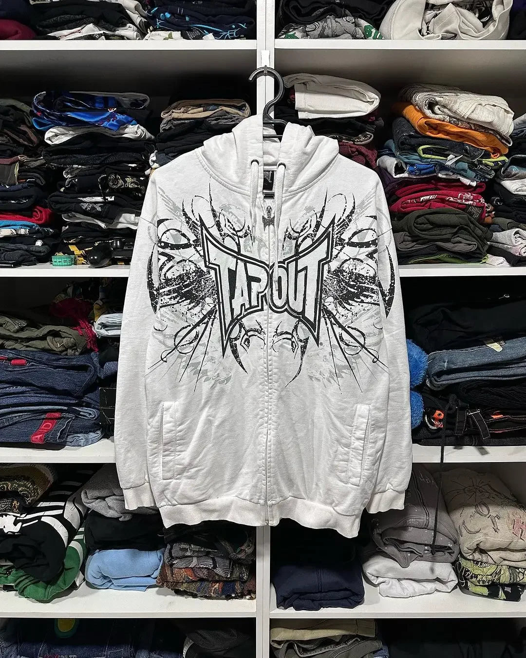 Retro Punk Rock Zip Up Hoodie