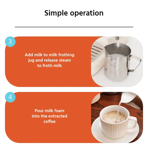 KONKA Coffee Machine Automatic Espresso Coffee Machine Household Italian Coffee Maker Latte Capsule Coffee & Coffee Powder