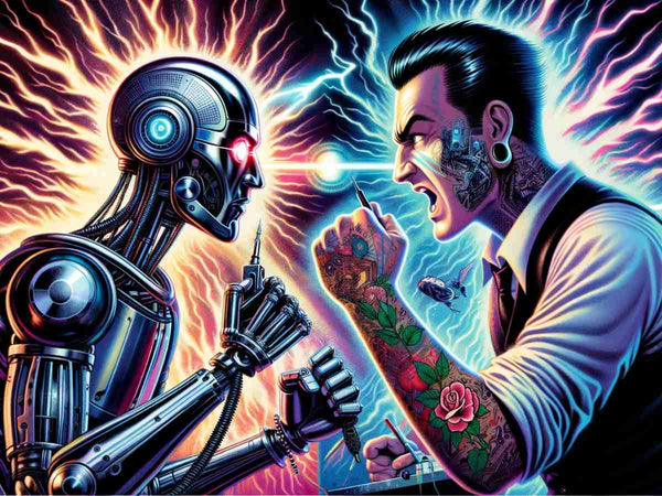 AI Tattoo Generators vs. Traditional Tattoos