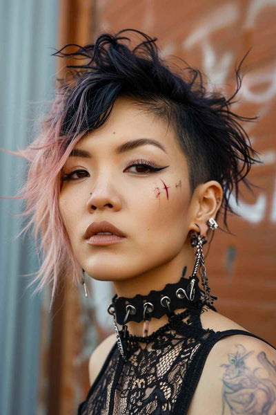 Asian Inspired Punk Hairstyle