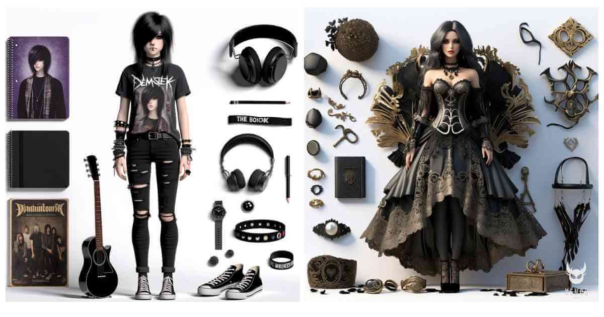 Diferencias entre emo y gótico en la moda