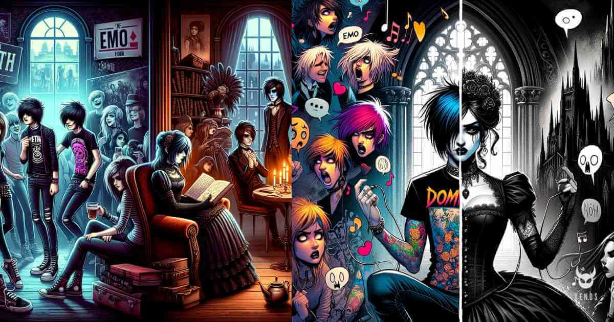 Différences entre Emo et Goth dans le style de vie