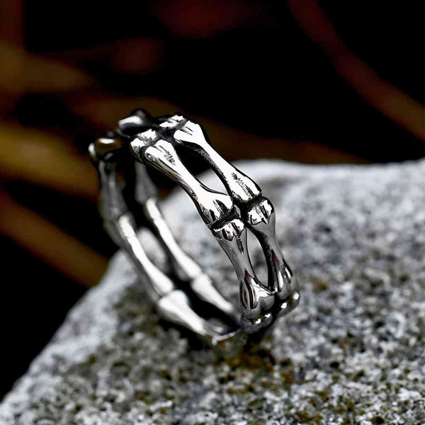 Gothic Skeleton Bone Ring Xenos Jewelry