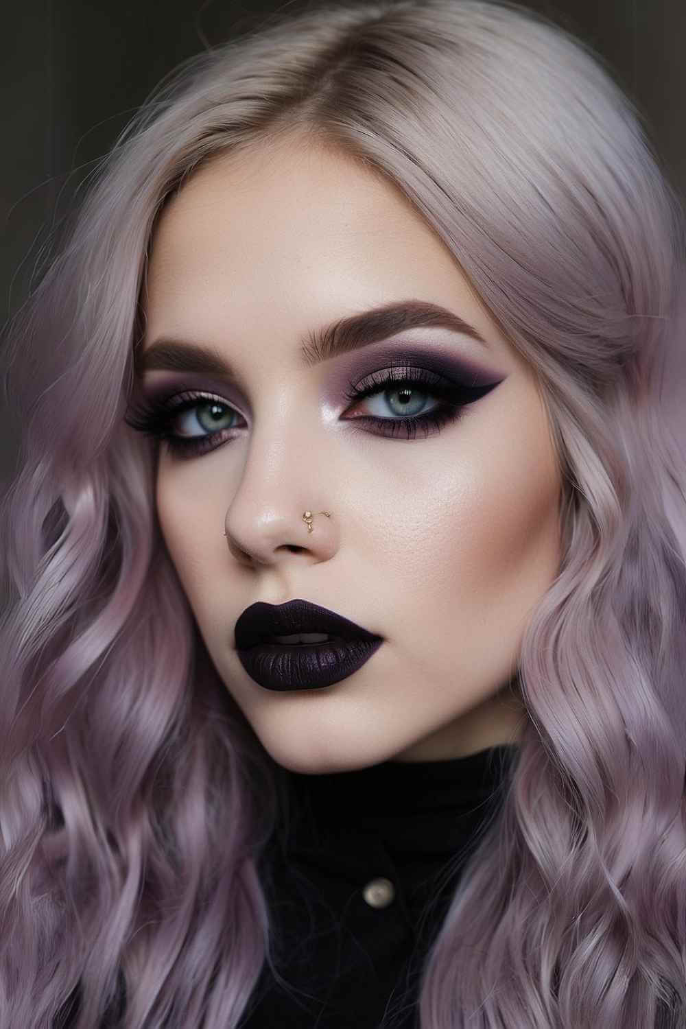 Grunge Pastel Goth Makeup