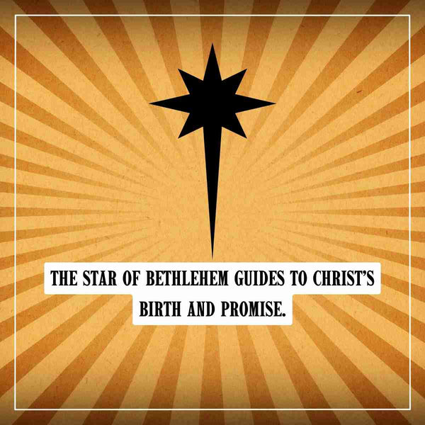 Star of Bethlehem Christian symbols Nativity Hope Divine guidance Jesus Christ Religious symbols