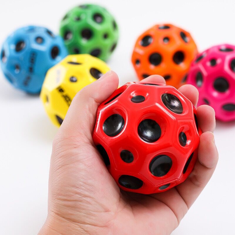 Stress Relief Hole Galaxy Soft Bouncy Ball