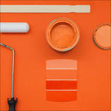 orange paint supplies