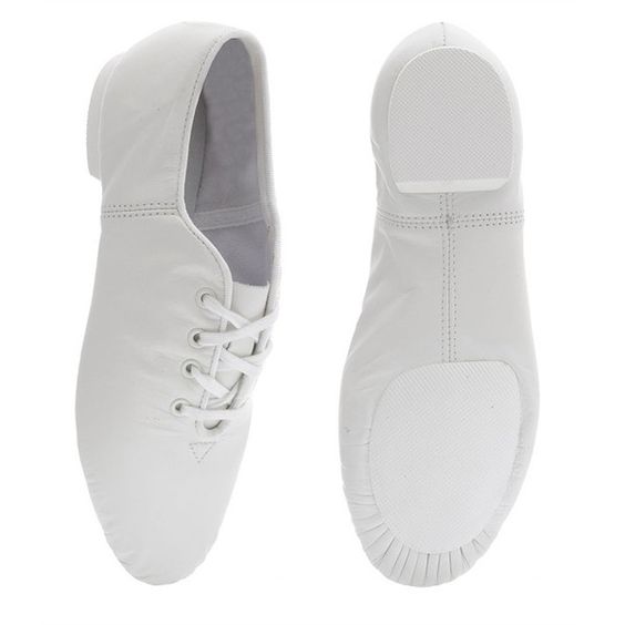 white jazz shoes