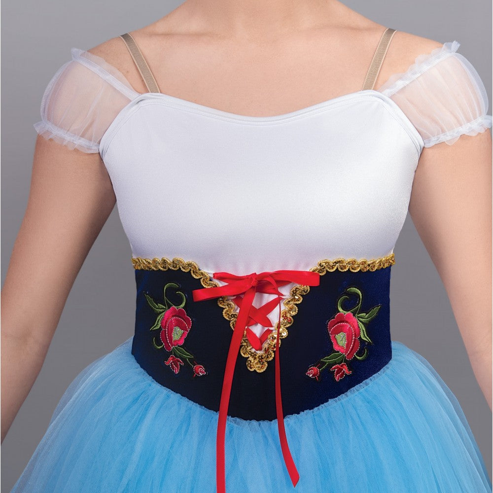 1st Position Corseted Appliqué Romantic Tutu Dazzle Dancewear Ltd 