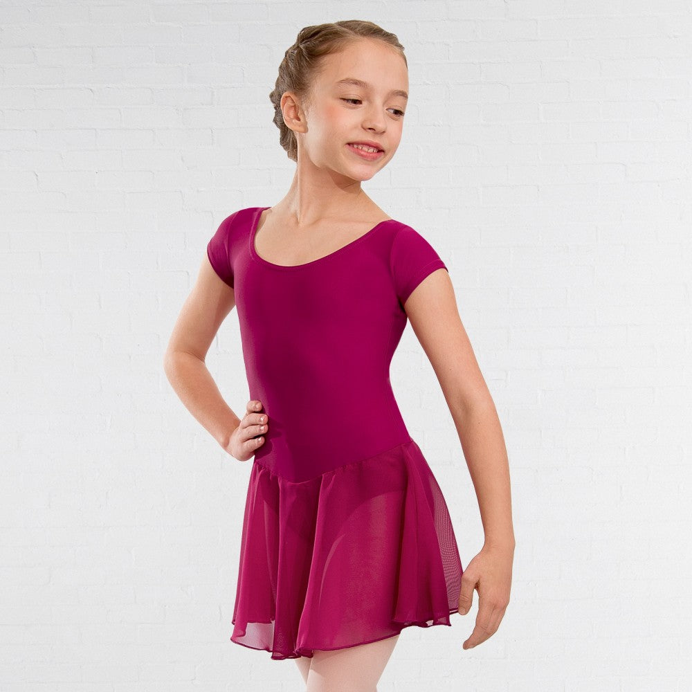 1st Position Voile Skirted Cap Sleeve Ballet Dance Leotard - Dazzle ...