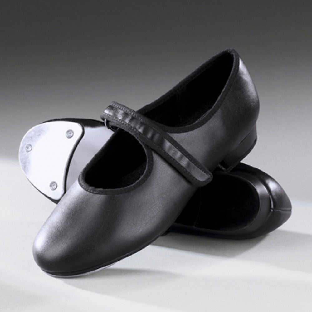 white velcro tap shoes