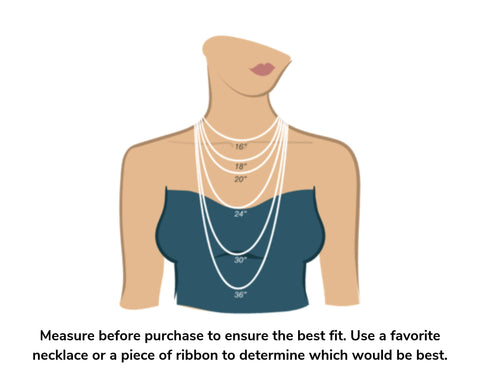 Necklace Lengths: A Visual Guide – Dandelion Jewelry