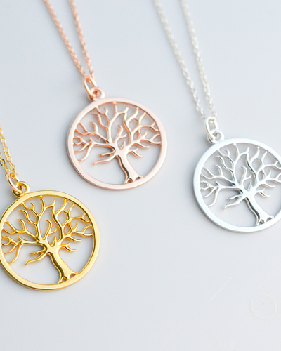 Silver and Ivy Jewelry | Minimalist birthstone necklaces for her