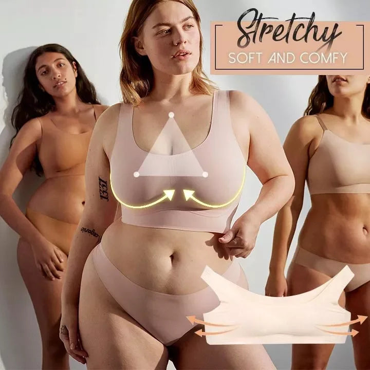 BUY 1 FREE 1đ„ Plus Size No Trace Wireless Support Bra Vest