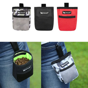 Pet Dog Puppy Training Treat Snack Bait Pet Feed Pocket Pouch Obedience Agility Pouch Food Bag Pocket Snack Reward Waist Bag - Crandon Goods