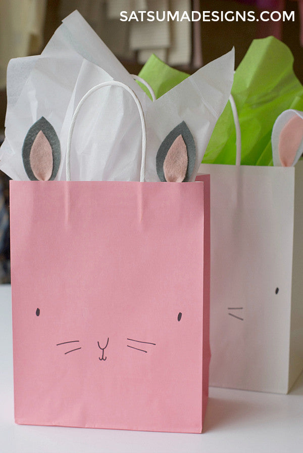 DIY Bunny Easter Bags