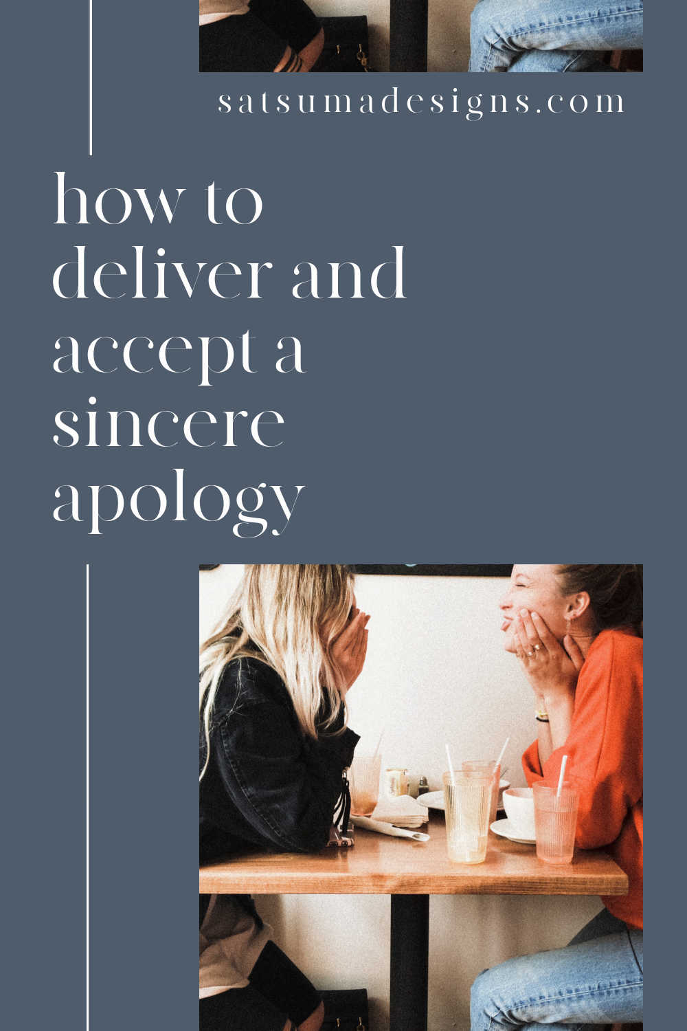 How to deliver and accept a sincere apology. Sadly, relationship struggles are a part of life, but we don't have to hold onto the pain when we can accept a sincere and thoughtful apology. Discover how to make an apology that will begin to heal relationships. #relationships #etiquette #businessskills #lifeskills #partnership