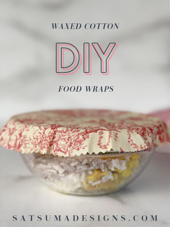 How to easily make reusable waxed cotton food wraps explained here! Follow my step by step video tutorial to make these upcycled food wraps and forget single use plastic bags for good! #sustainable #upcycle #foodstorage #schoollunch #organize #bentolunch