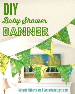 diy baby shower banner