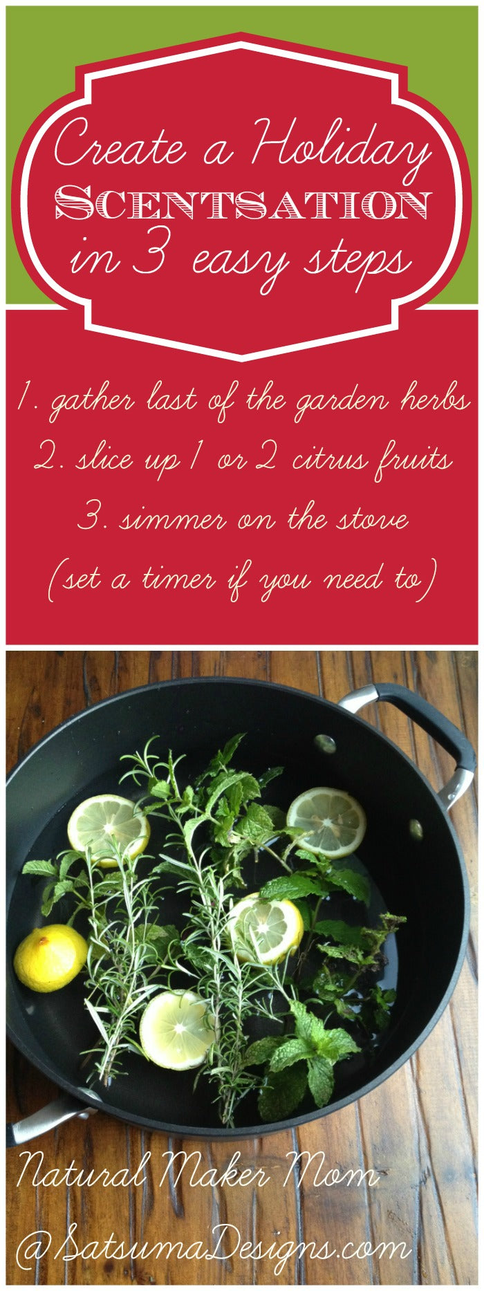 easy holiday aroma from the natural maker mom