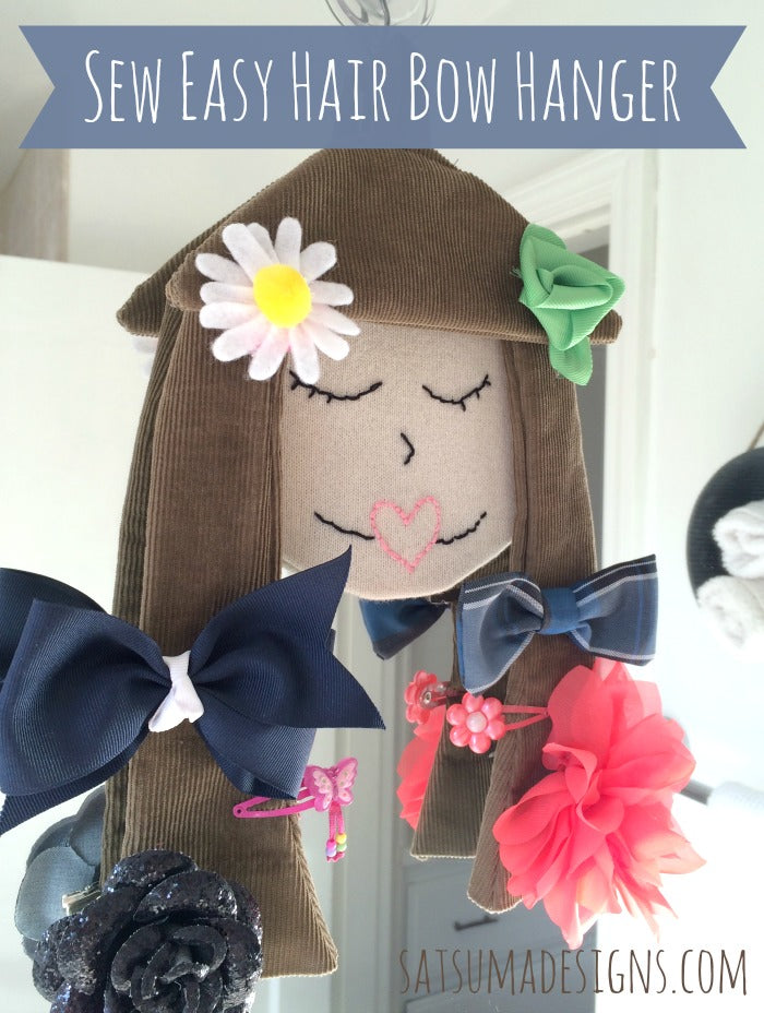 diy hair bow storage craft