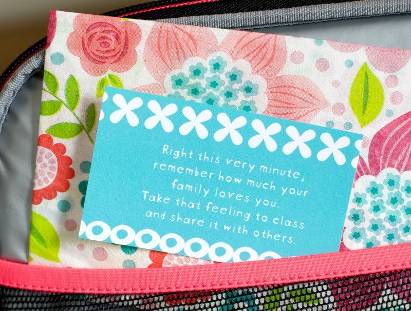 Click through to print my lunchbox notes for tweens printables | Inspire kids | lunchbox notes | free printables | SatsumaDesigns.com