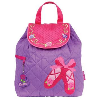 quilted dance ballet slippers backpack