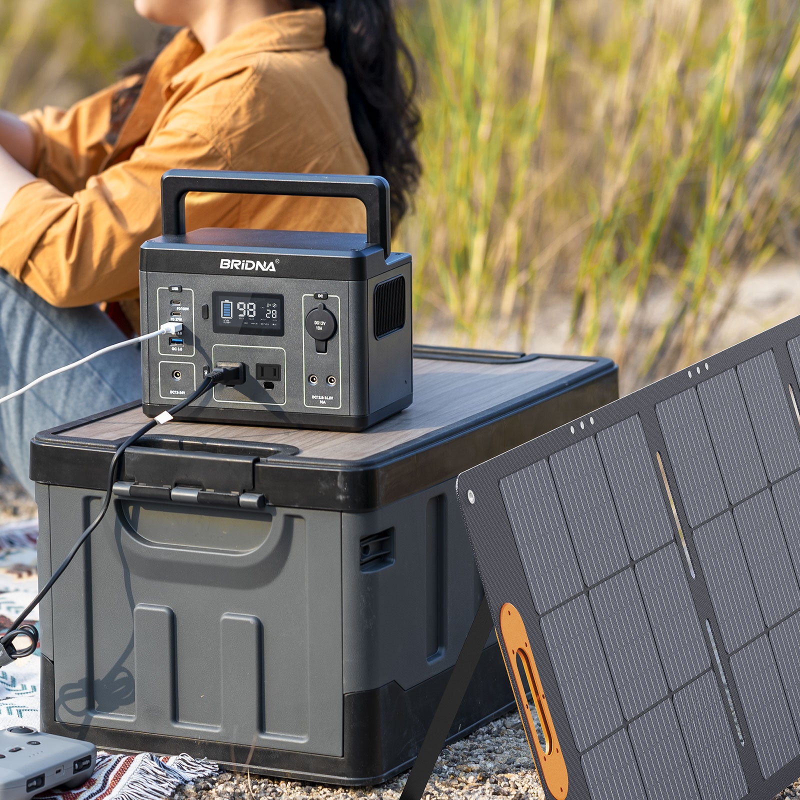 BRIDNA PPS300-3 Pro Portable Solar Power Generator