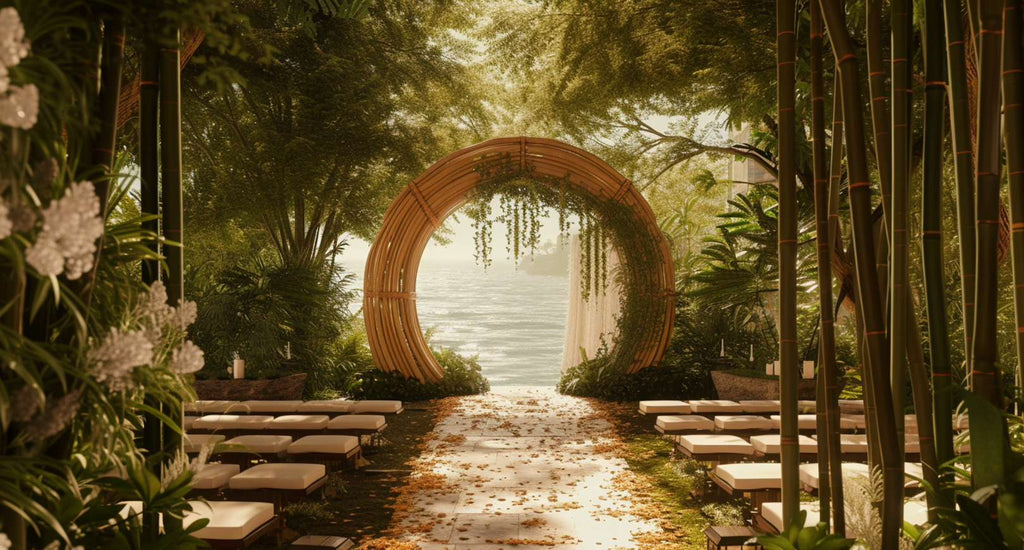 Wedding Arch Ideas: Oriental Zen Arch