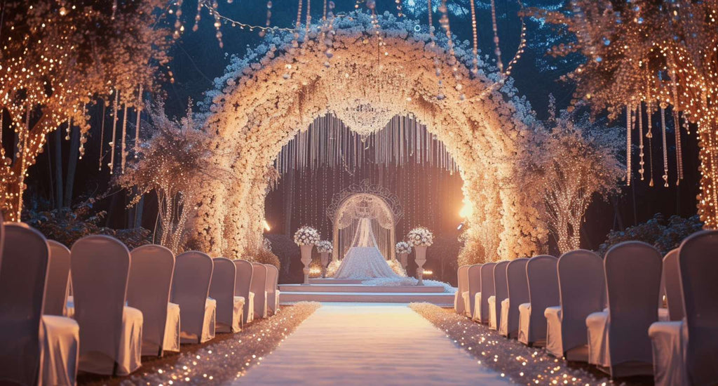 Ideas para el arco de la boda: arco de estilo victoriano