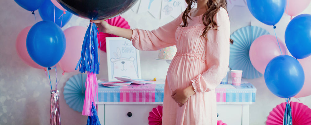 Ambiance Ballons Charleroi - Ballon « Gender Reveal Party » pour