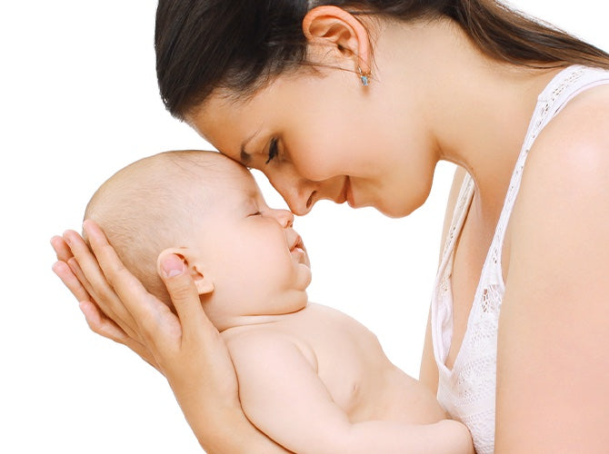 Mom happy she can dream feed her baby