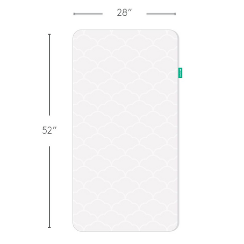 dimensions of a mini crib mattress