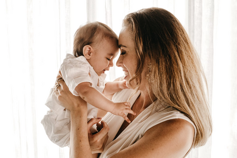 Mom holding Newborn