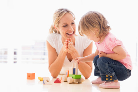 Mom excited about all the playroom ideas for her daughter