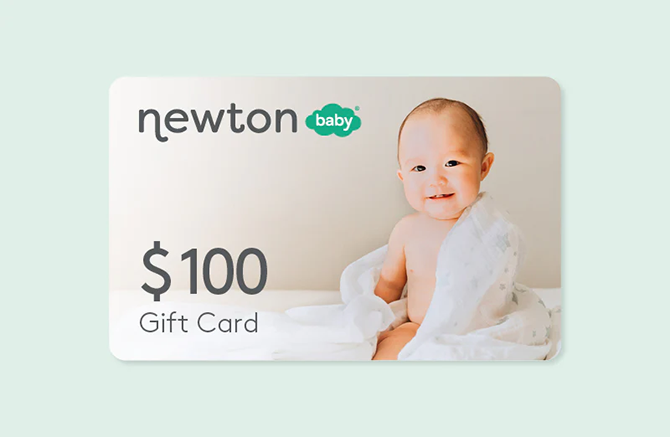 Newton Baby gift cards to add in a postpartum gift basket