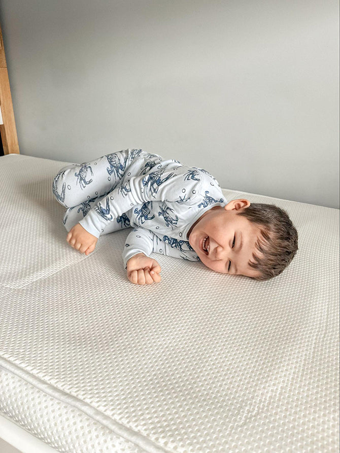 Child happy to transition to one nap