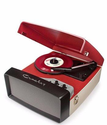 Crosley Musician Tocadiscos con radio Bluetooth (versión nueva) Paprika