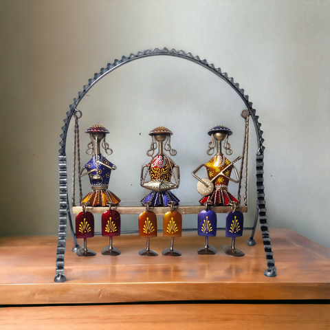 Handcrafted Metal Musicians on Swing