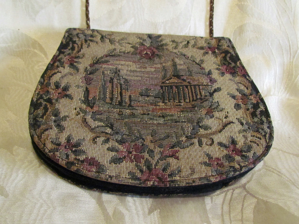 Victorian Tapestry Purse 1900s Petit Point Handbag Loomed Needle ...
