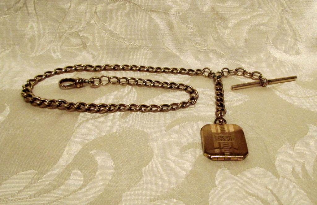 gold fob watch and chain